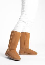 Women’s Waterproof Winter Snow Boots – Tall Chestnut Boots