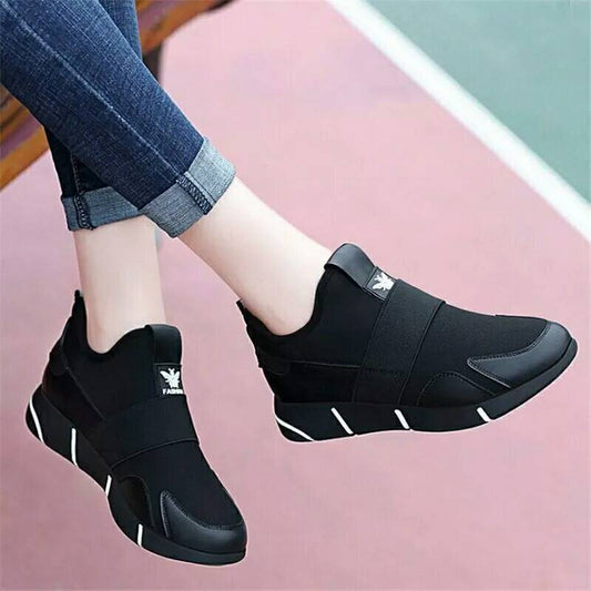 Women’s Korean Style Casual Sneakers – Autumn Travel & Sports Shoes