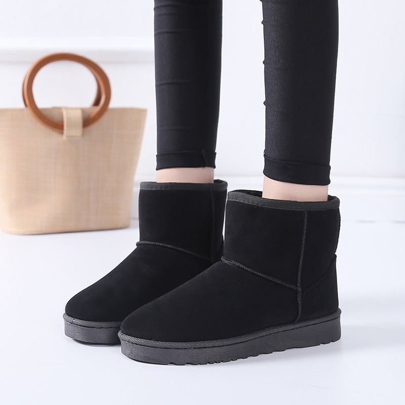 Women’s Winter Snow Boots – Warm Fur Lined Waterproof Ankle Boots, Non-Slip Outdoor Shoes