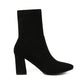 Women's Chunky Heel Ankle Boots - Stylish Martin Boots