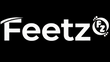 Feetz logo on a black background