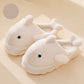 Shark Slippers Soft Sole Furry Shoes Home Bedroom Slippers Women